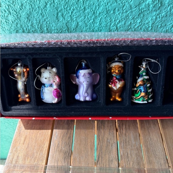 Disney Other - Disney Store Winnie Pooh Christmas Ornament Set